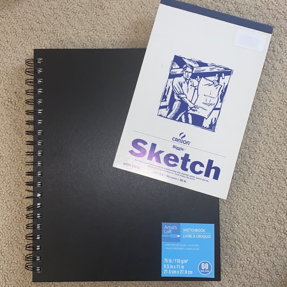 2 Sketch Books: Artist’s Loft & Canson